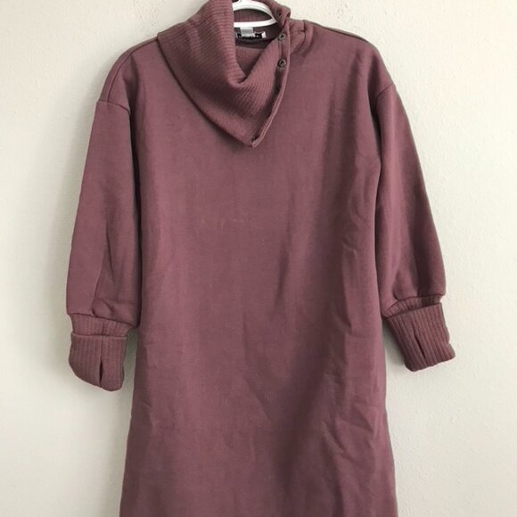 Studio Park x Shawn Petite Sweatshirt Dress - Huckleberry (Sz XXSP) a626656 - Picture 3 of 5